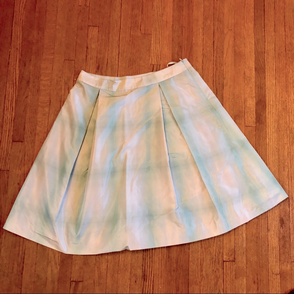 Banana Republic turquoise a-line skirt